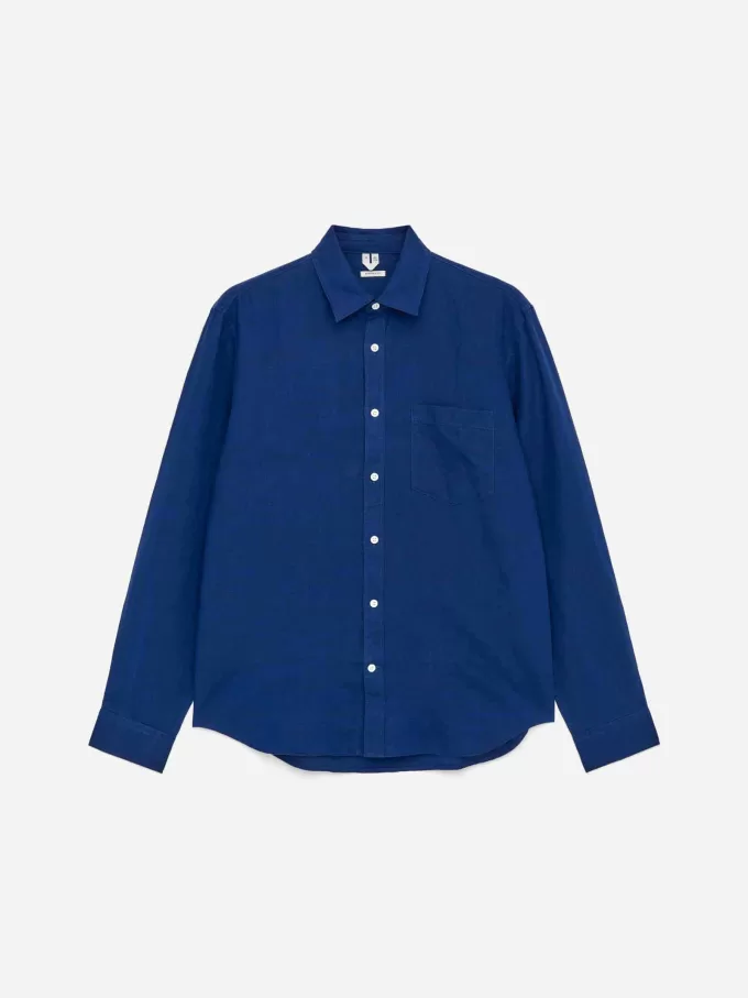 Leinenhemd mit normaler Passform