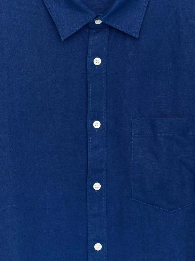 Leinenhemd mit normaler Passform