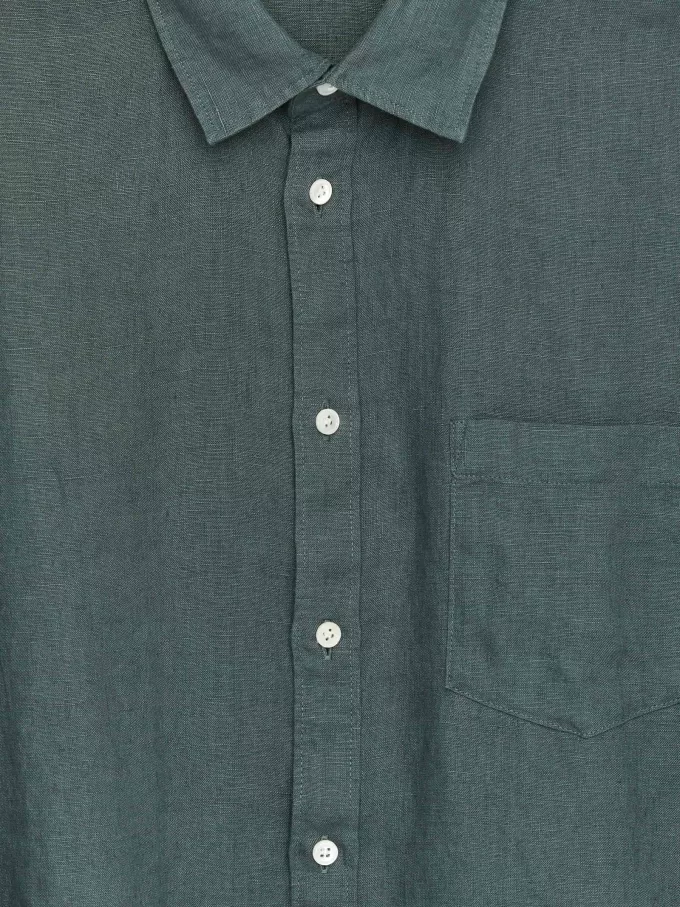 Leinenhemd mit normaler Passform