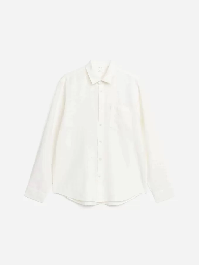 Leinenhemd mit normaler Passform Leinenhemd mit normaler Passform