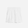 Leinenshorts mit hoher Taille
