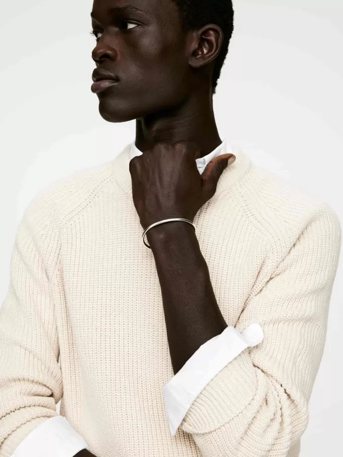 Manschettenarmband aus Sterlingsilber