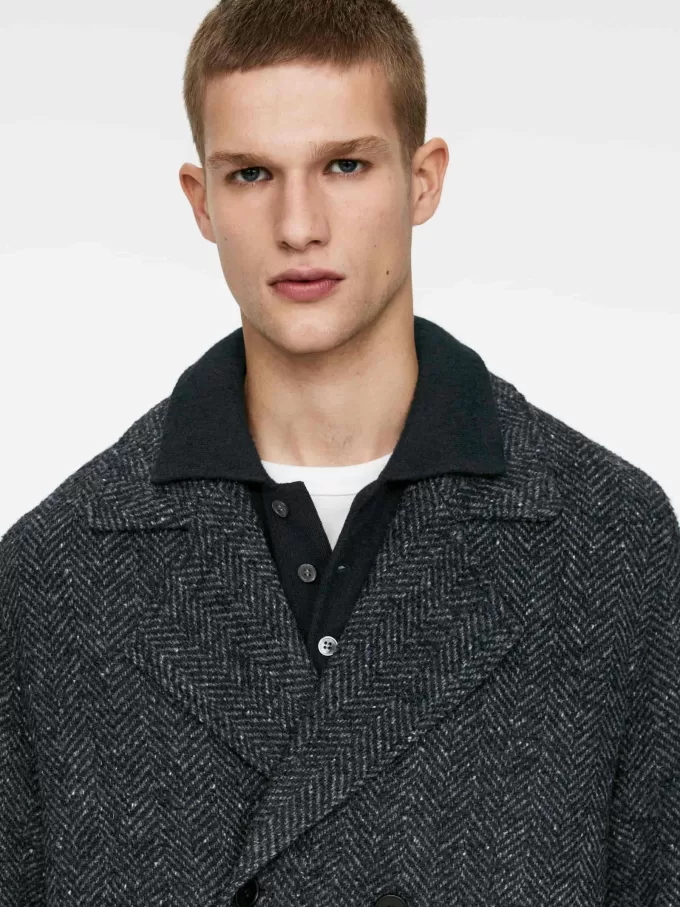 Mantel aus Wollmischung