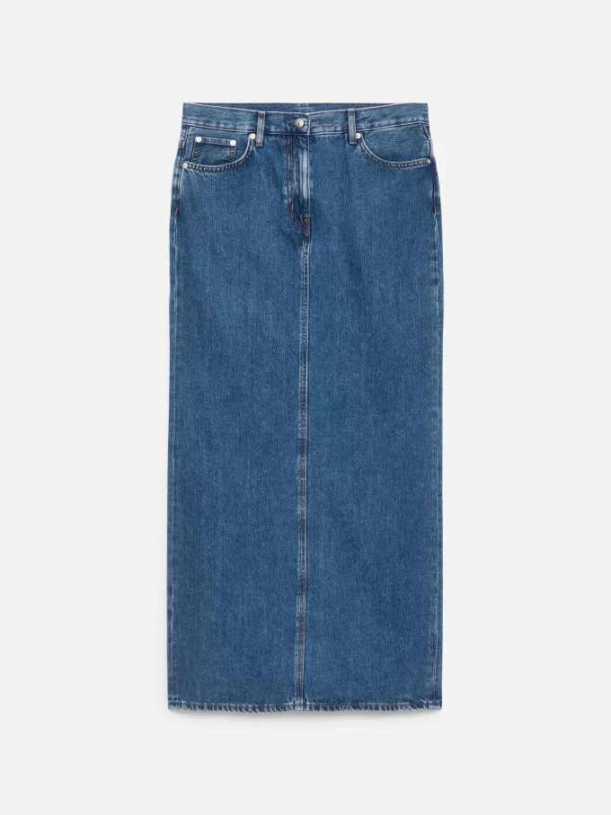 Maxi-Jeansrock