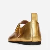 Metallic-Mary-Jane-Flats