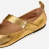 Metallic-Mary-Jane-Flats