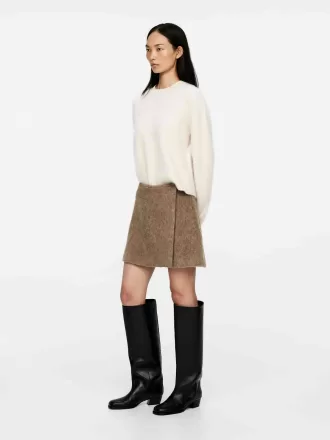 Minirock aus Wollmischung