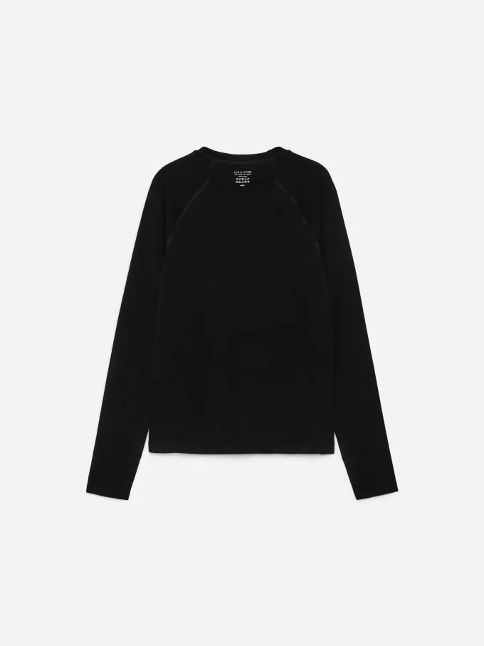 Nahtloses Oberteil aus Wollmischung Nahtloses Oberteil aus Wollmischung