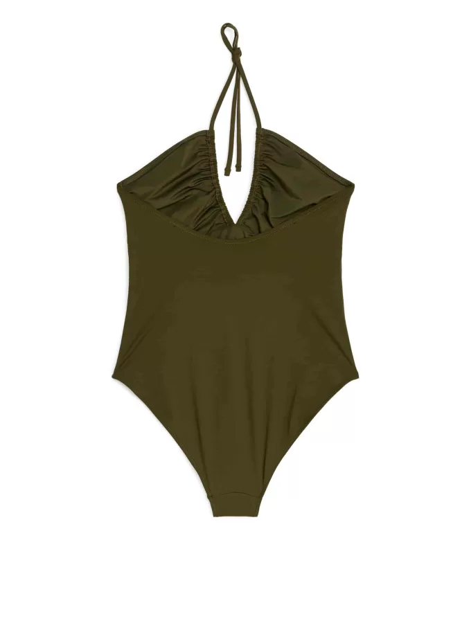 Neckholder-Badeanzug