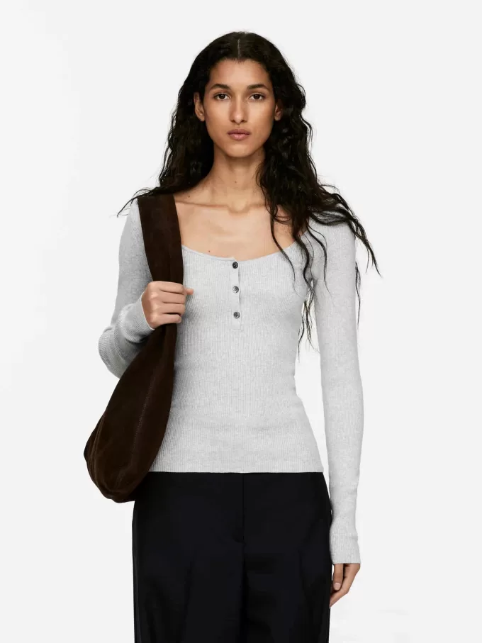 Oberteil mit Ballerina-Ausschnitt