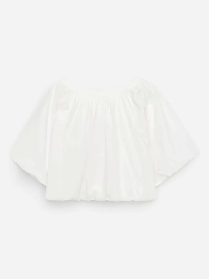 Oberteil mit Ballonsaum