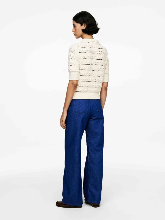 Offen gestricktes Oberteil Offen gestricktes Oberteil