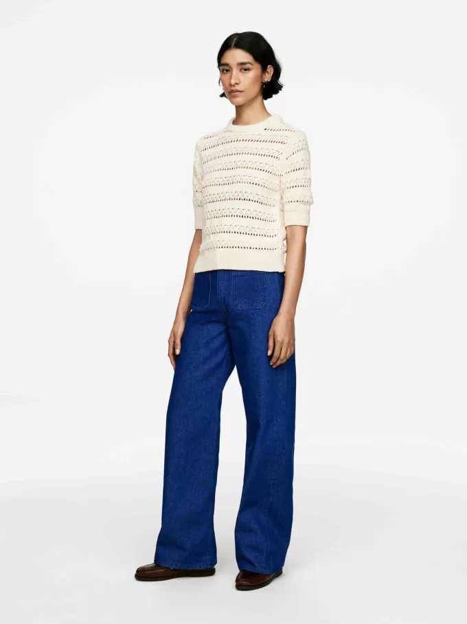 Offen gestricktes Oberteil Offen gestricktes Oberteil