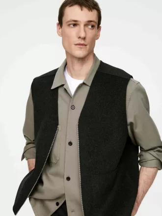 Overshirt aus Baumwolltwill