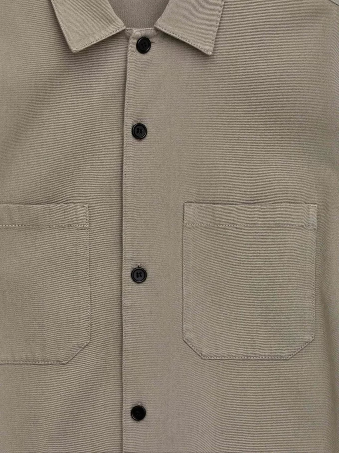 Overshirt aus Baumwolltwill
