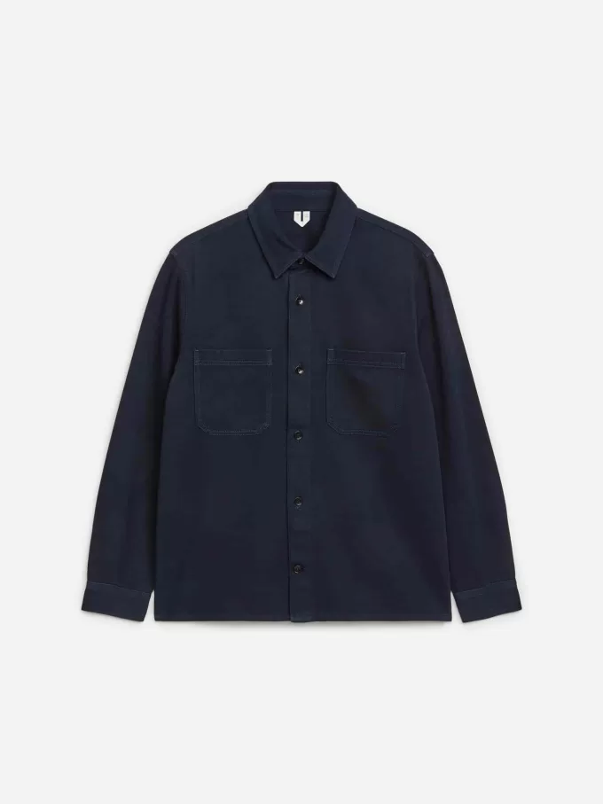 Overshirt aus Baumwolltwill