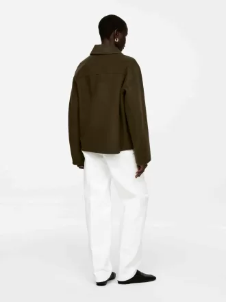 Overshirt aus Doubleface-Wolle