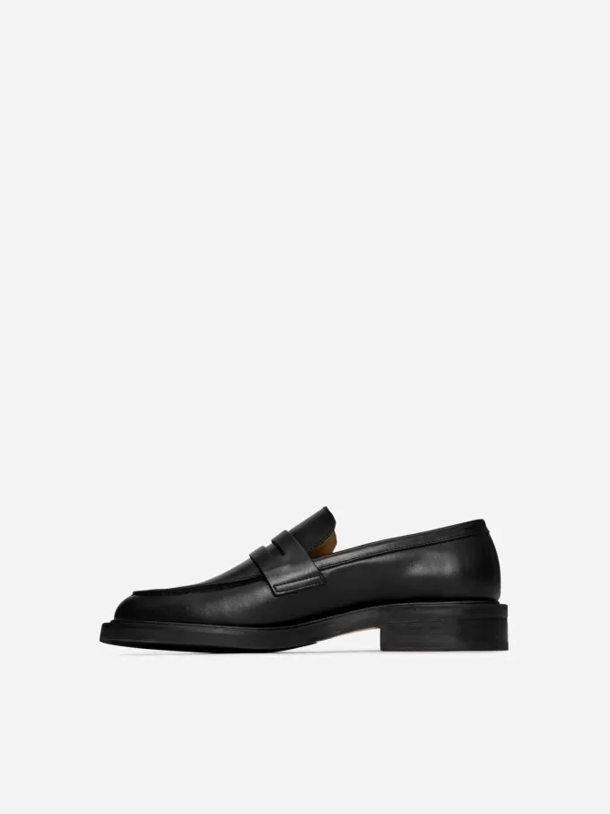 Penny-Loafer aus Leder