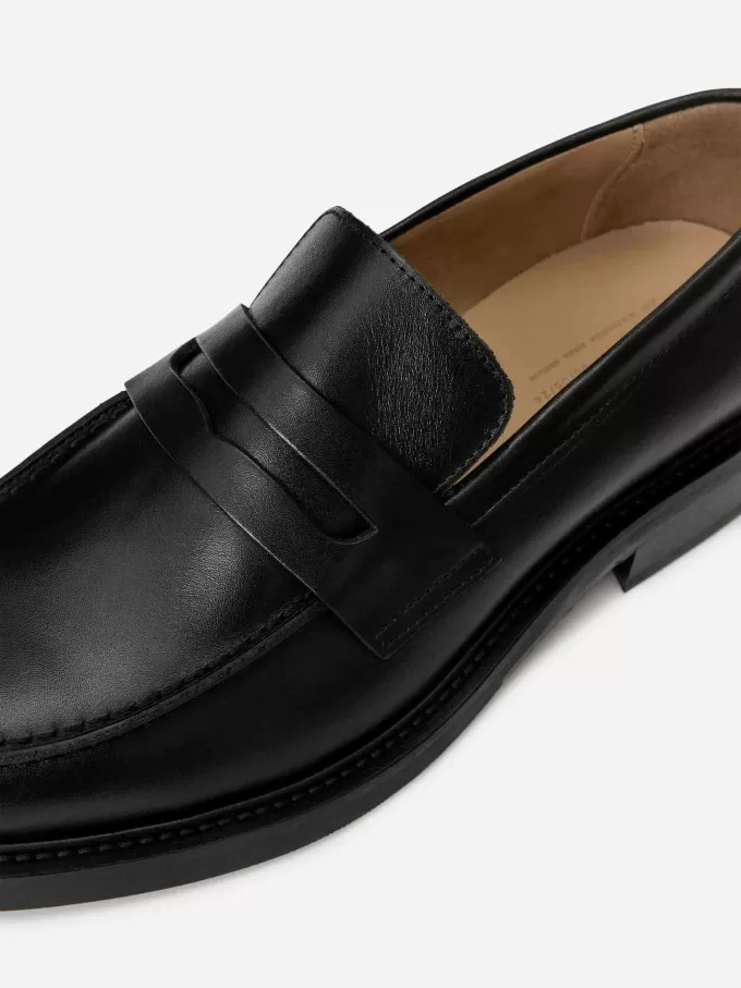 Penny-Loafer aus Leder