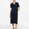 Polokleid aus Rippstrick Polokleid aus Rippstrick
