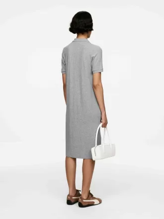 Polokleid aus Rippstrick