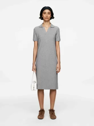 Polokleid aus Rippstrick
