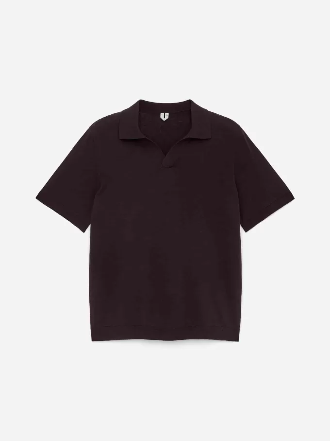 Poloshirt aus Baumwollleinen Poloshirt aus Baumwollleinen