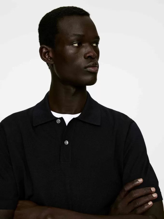 Poloshirt aus Wolle Poloshirt aus Wolle