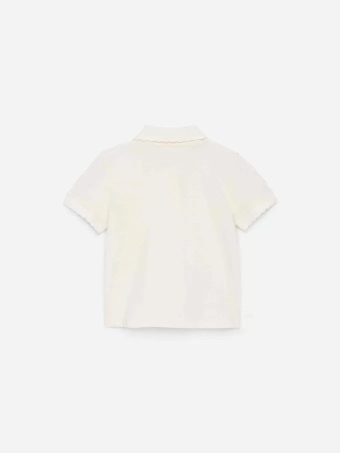 Poloshirt mit Muschelkante Poloshirt mit Muschelkante