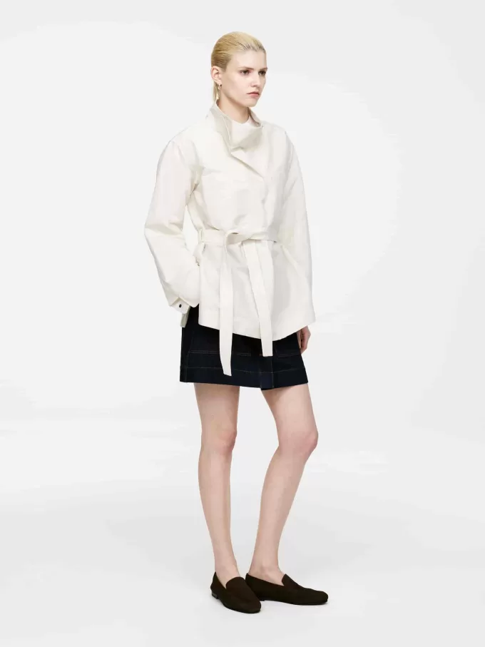 Pop-Over-Hemd aus Leinenmischung