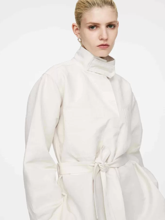 Pop-Over-Hemd aus Leinenmischung