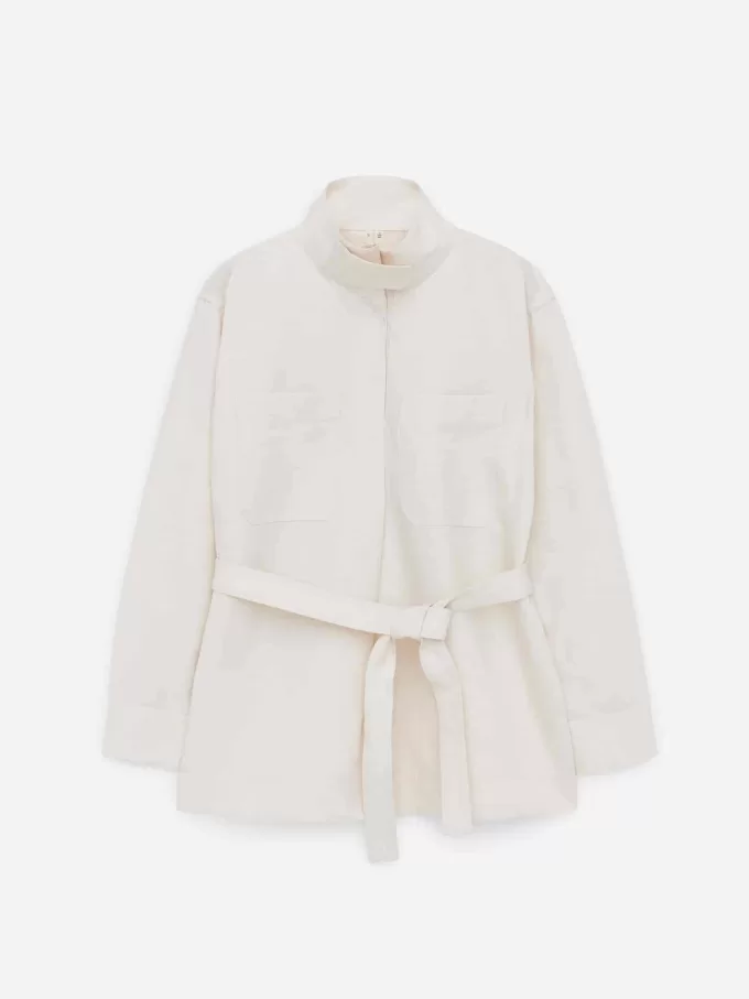 Pop-Over-Hemd aus Leinenmischung