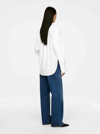 Popeline-Hemd mit entspannter Passform