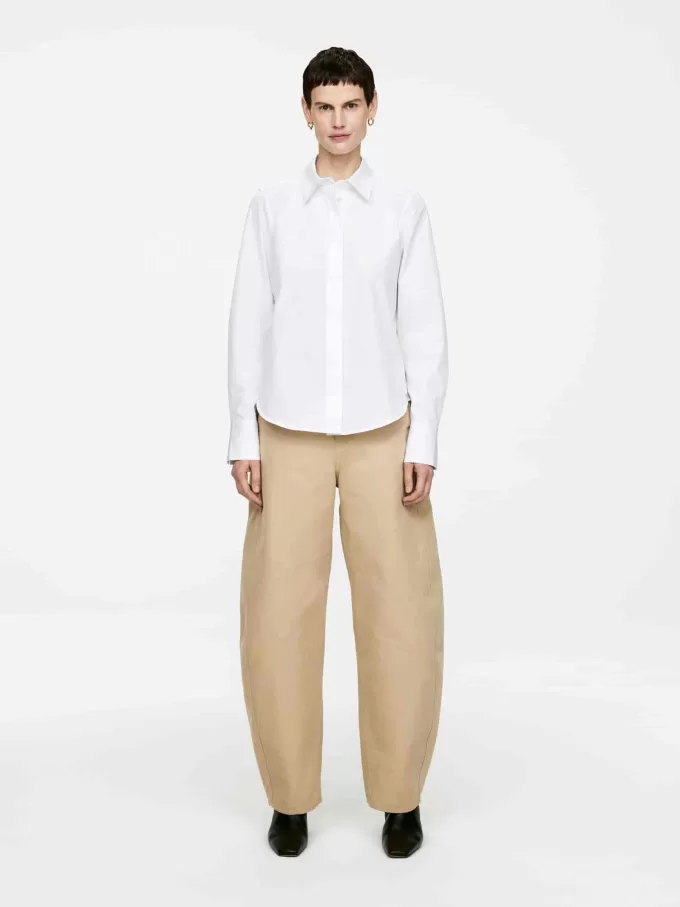 Popeline-Hemd mit normaler Passform Popeline-Hemd mit normaler Passform