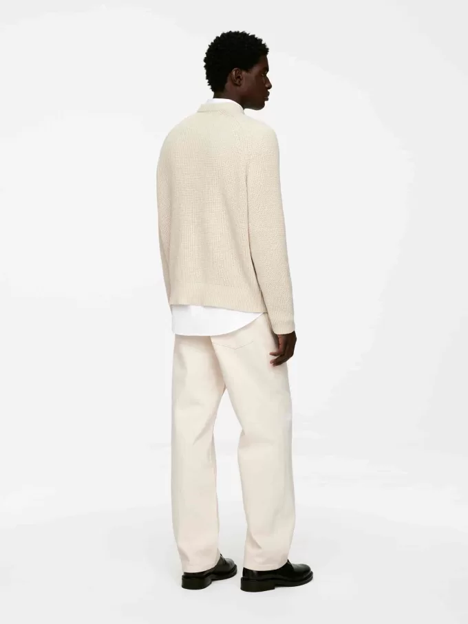 Pullover aus Leinen-Baumwolle Pullover aus Leinen-Baumwolle