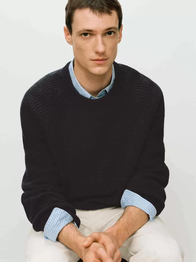 Pullover aus Leinen-Baumwolle Pullover aus Leinen-Baumwolle