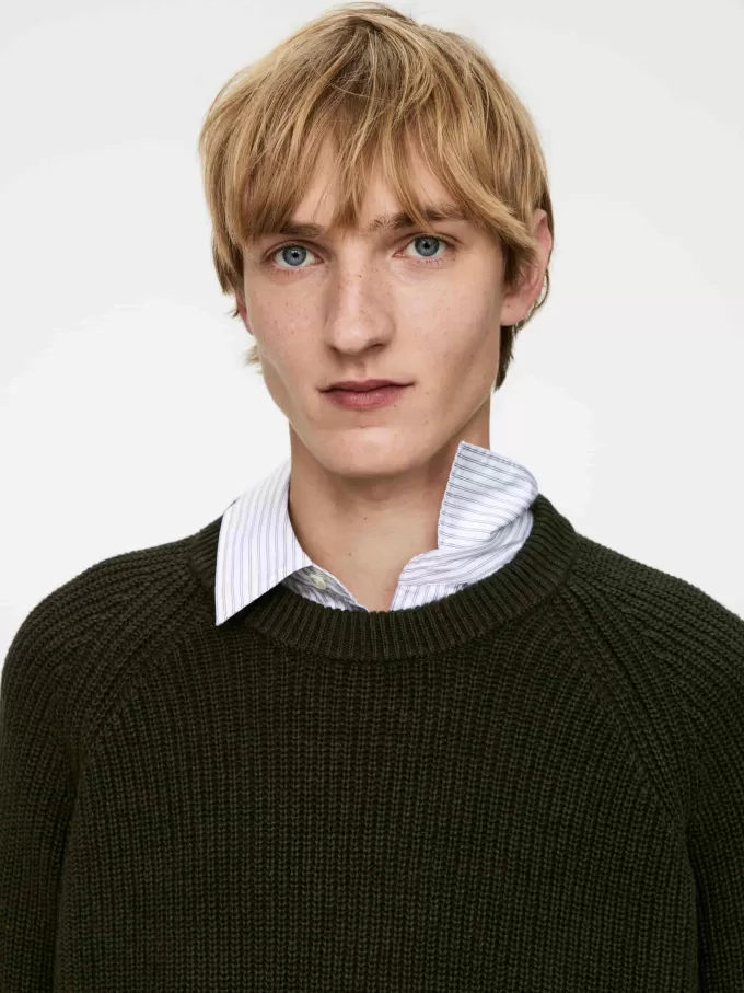 Pullover aus Leinen-Baumwolle