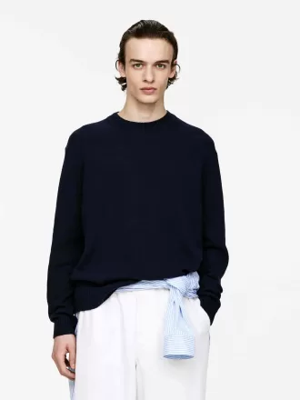 Pullover aus Leinen und Seide