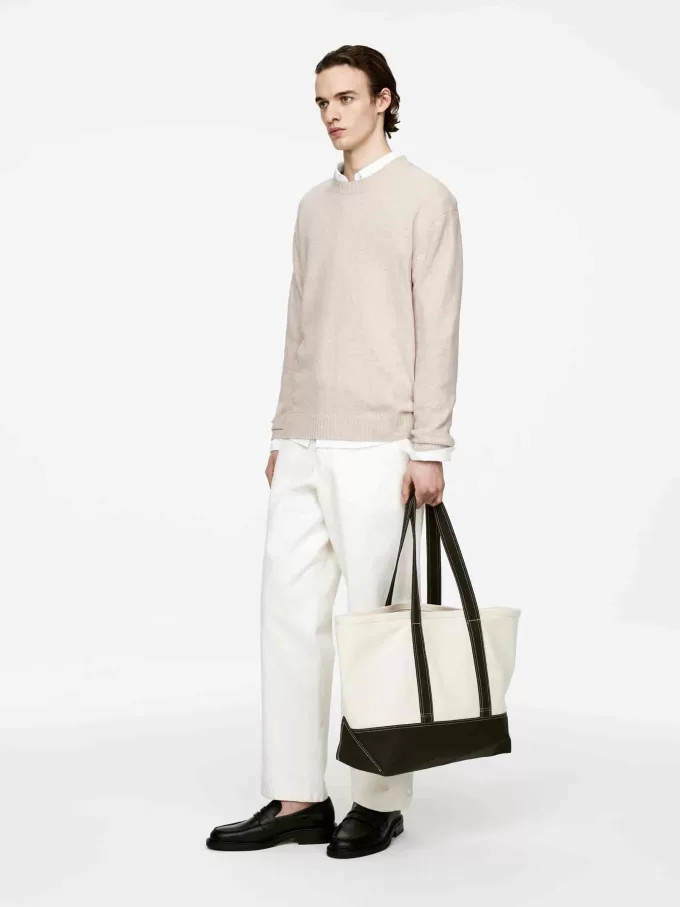 Pullover aus Leinen und Seide Pullover aus Leinen und Seide