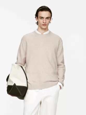 Pullover aus Leinen und Seide