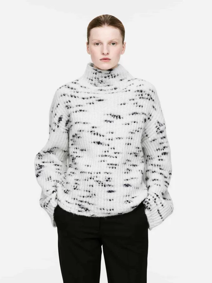 Pullover aus Mohair-Woll-Mischung