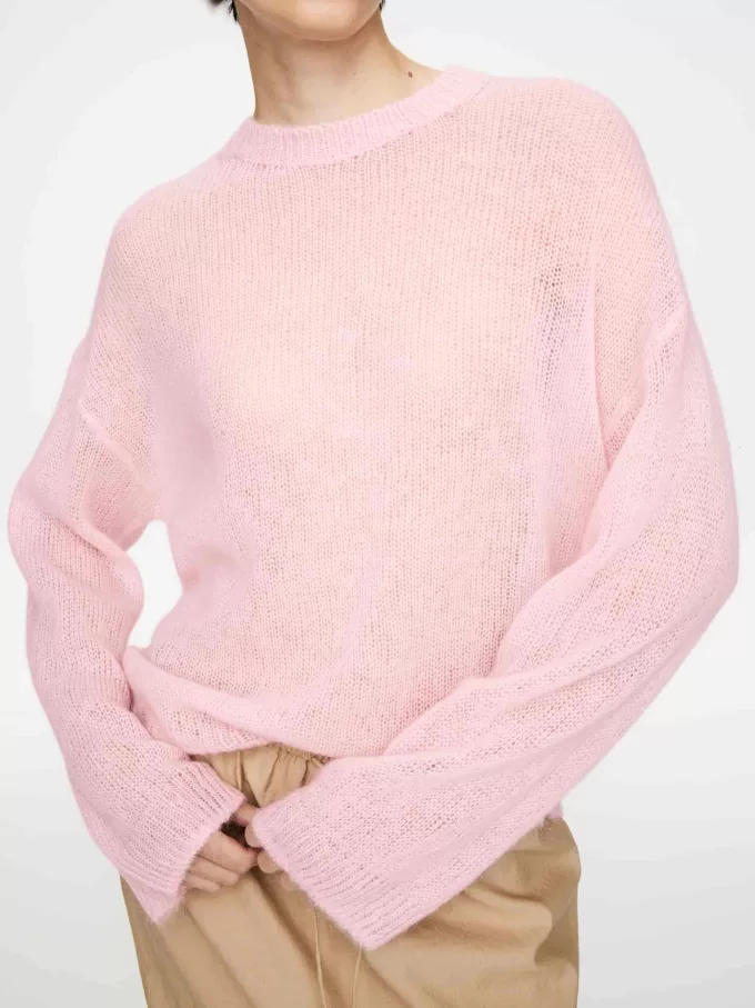 Pullover aus Woll-Mohair-Mischung