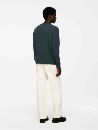 Pullover aus Wolle und Baumwolle