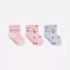 Rippsocken-Set mit 3 Paaren