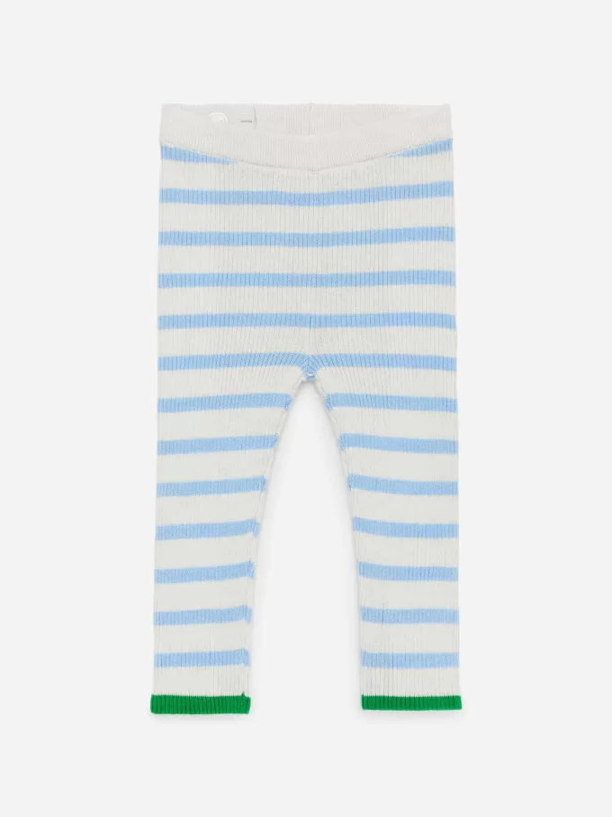 Rippstrick-Leggings für Neugeborene