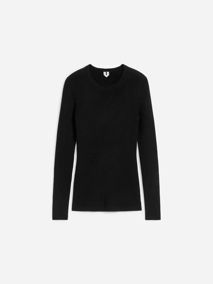 Rippstrick-Merinooberteil