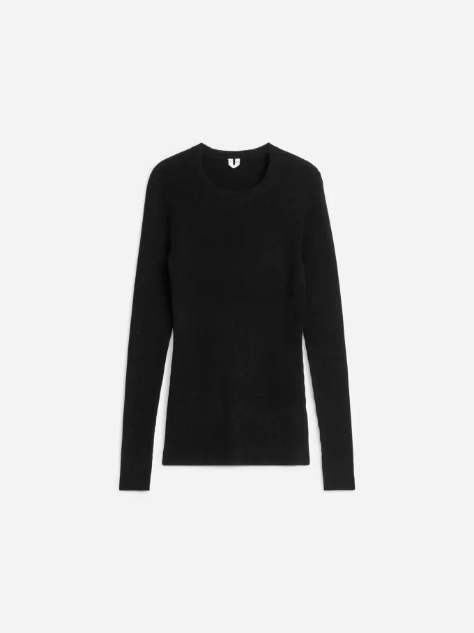 Rippstrick-Merinooberteil