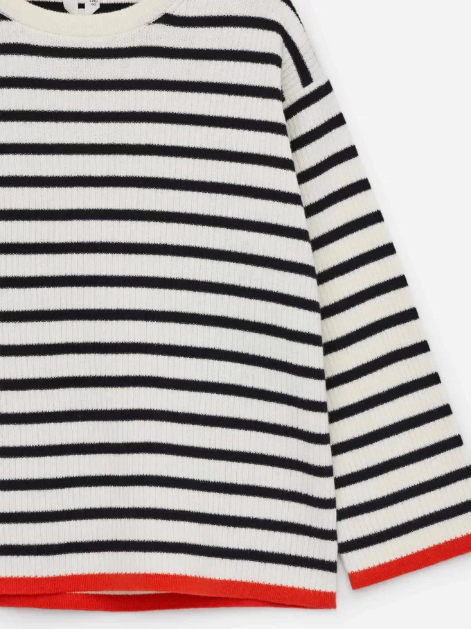 Rippstrickpullover aus Baumwolle Rippstrickpullover aus Baumwolle