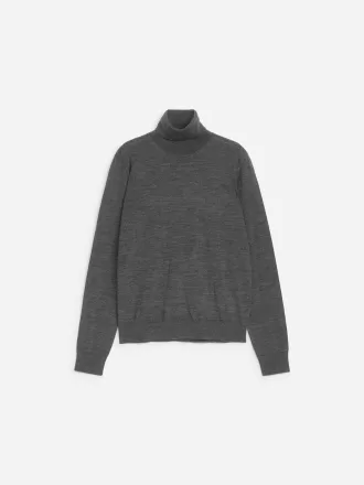 Rollkragenpullover aus Merinowolle