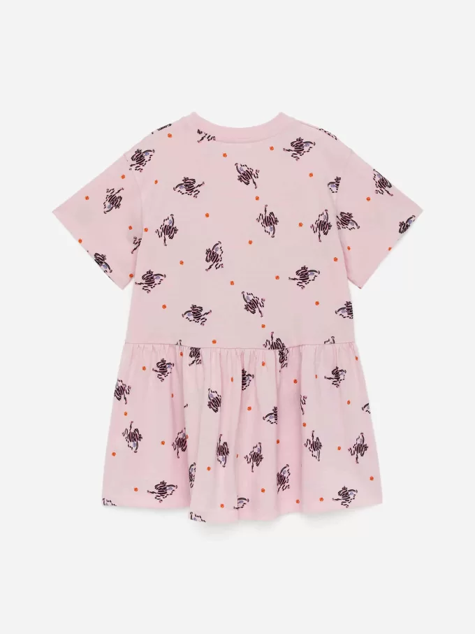 Rüschenkleid aus Jersey